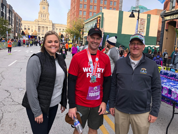 Volunteering at the IMT Des Moines Marathon